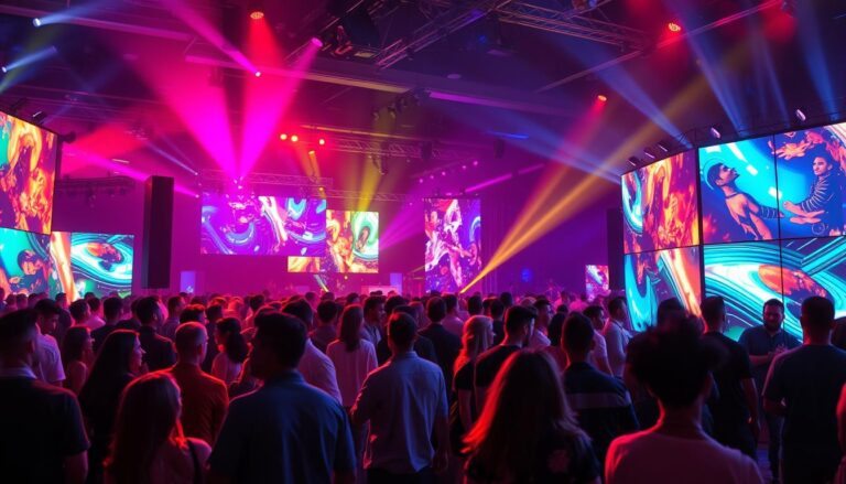 Painéis de LED móveis: comunicação eficiente em eventos