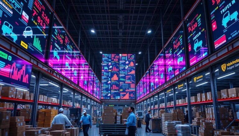 Painéis de LED para logística: comunicação clara e rápida