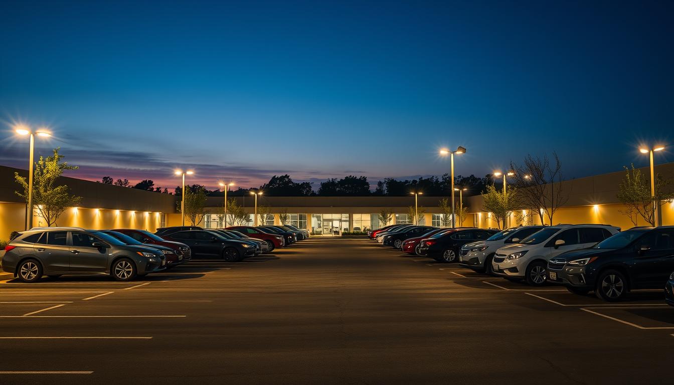 Refletores de LED para estacionamentos: economia e eficiência