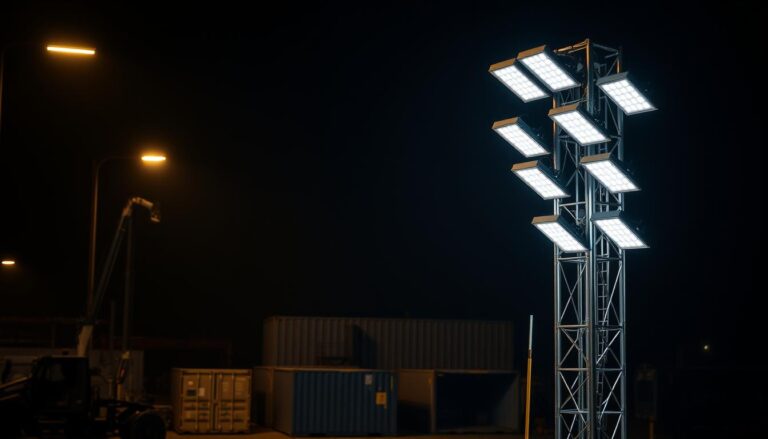torre de iluminação profissional