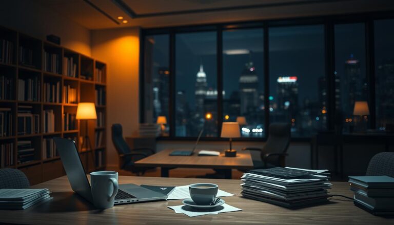 Iluminação noturna para produtividade