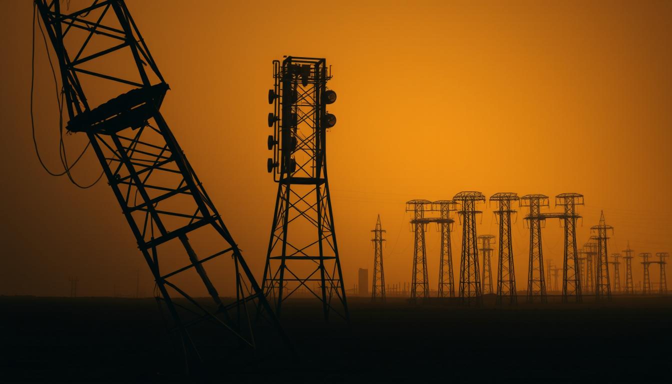 Principais falhas em torres de iluminação