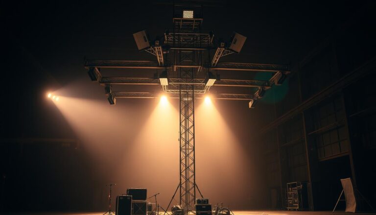 Torre de iluminação para locação