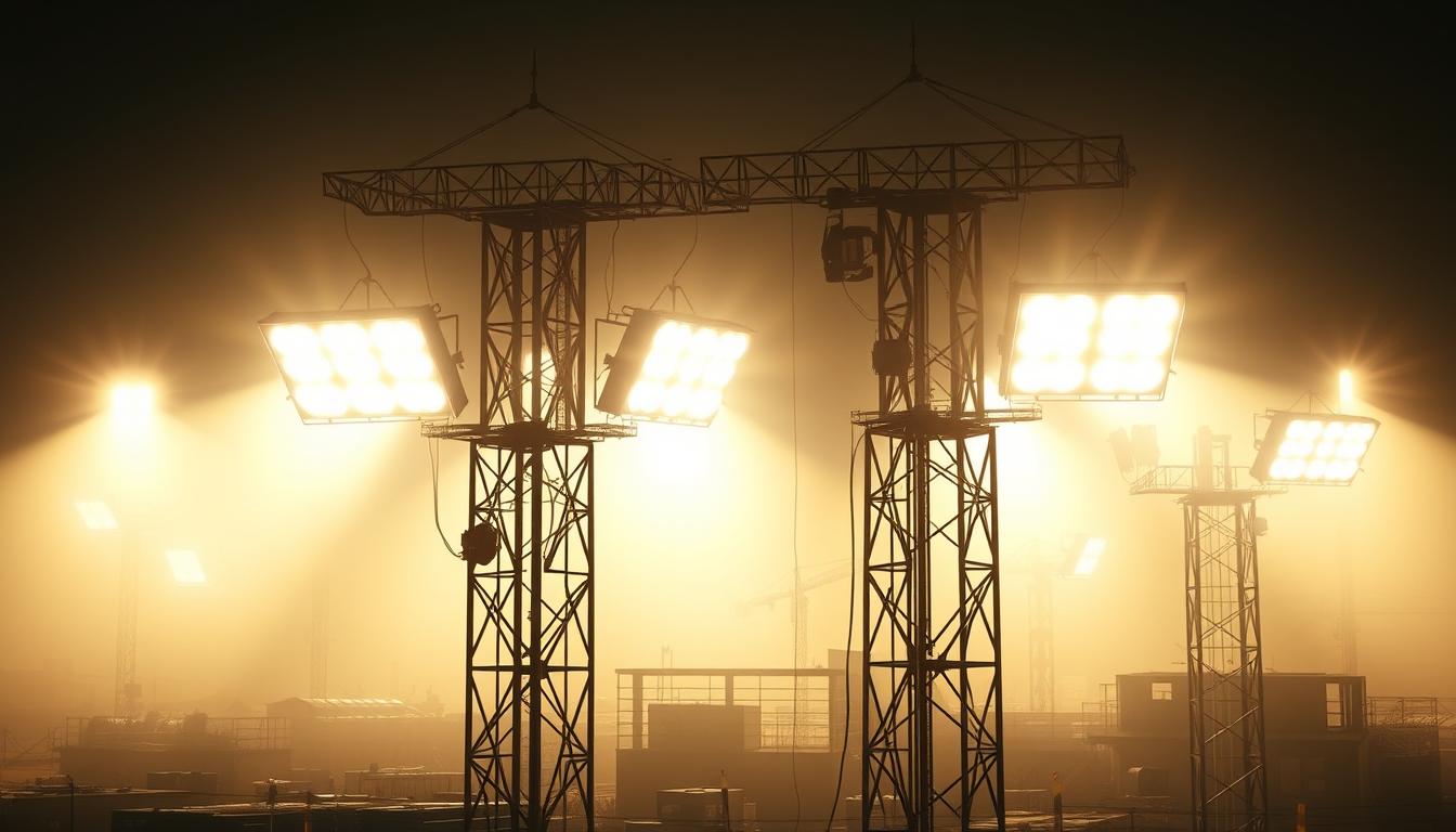 torres de iluminação a diesel