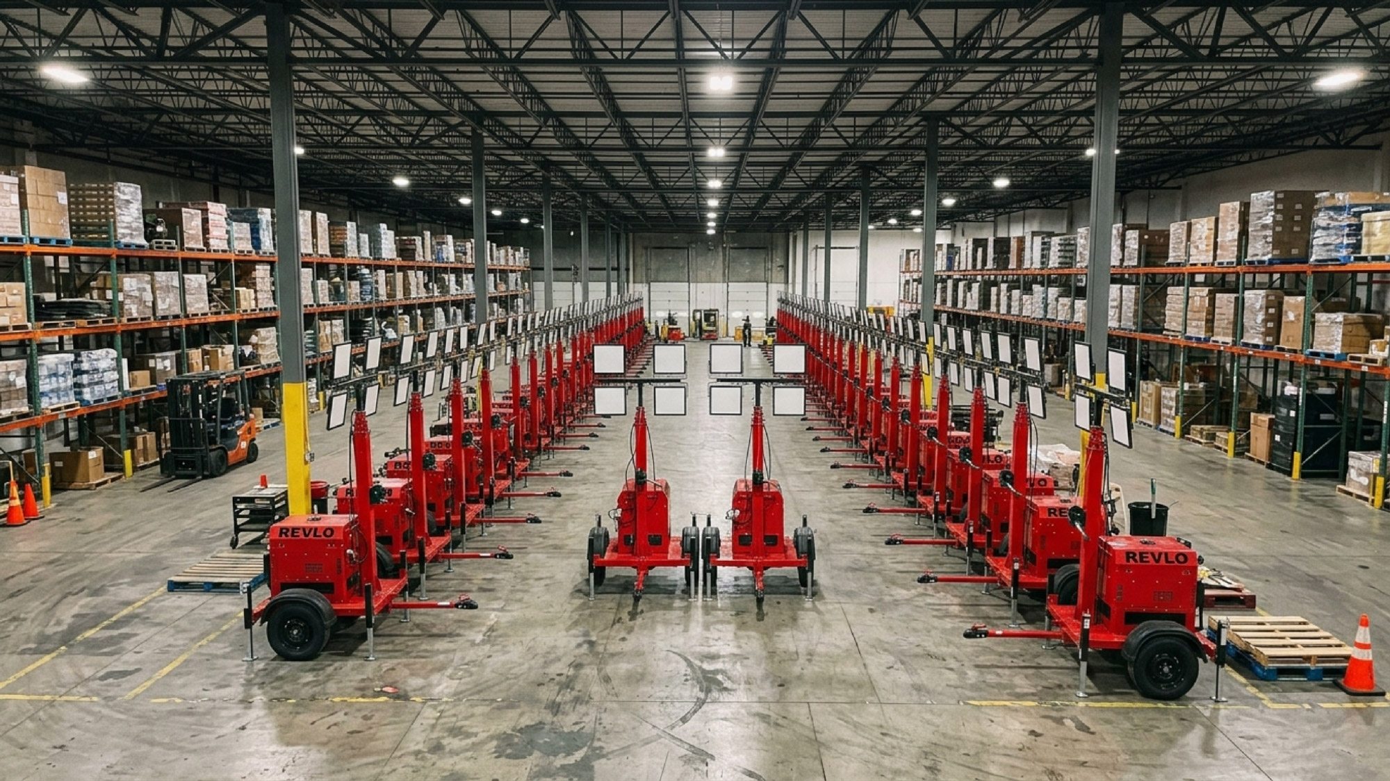 Fábrica Revlo - fabricante de torre de iluminação no Brasil